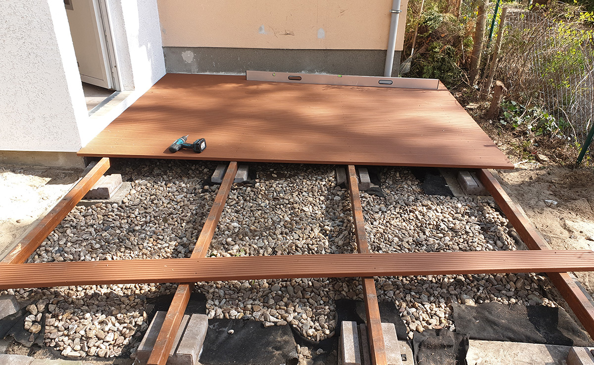Holzterrasse